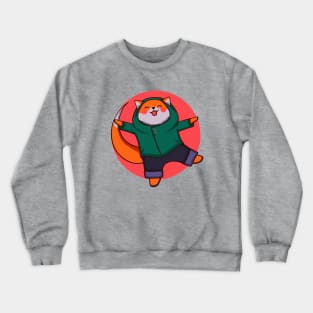 Funny Fox Crewneck Sweatshirt